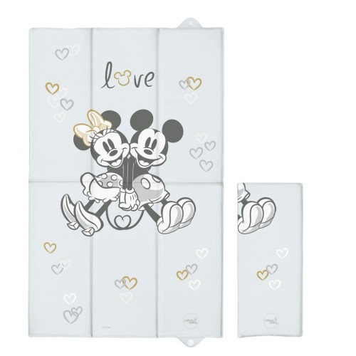 CEBA Podložka prebaľovacia cestovná 50x80 Disney Minnie & Mickey Grey CEBA Podložka prebaľovacia cestovná 50x80 Disney Minnie & Mickey Grey