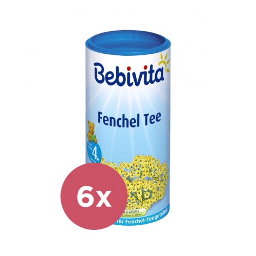 6x BEBIVITA Fenyklový čaj (200 g) - instatní