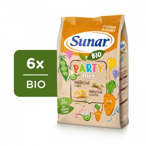 6x SUNAR BIO Chrumky Party mix 45 g