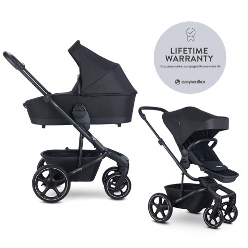 EASYWALKER Kočík kombinovaný Harvey⁵ 2v1 Midnight Black LITE RWS EASYWALKER Kočík kombinovaný Harvey⁵ 2v1 Midnight Black LITE RWS