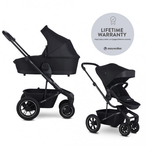 EASYWALKER Kočík kombinovaný Harvey⁵ 2v1 Midnight Black LITE AIR EASYWALKER Kočík kombinovaný Harvey⁵ 2v1 Midnight Black LITE AIR