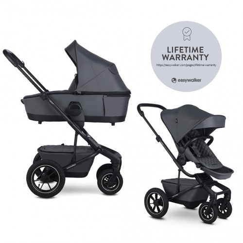 EASYWALKER Kočík kombinovaný Harvey⁵ Premium 2v1 Mineral Grey LITE AIR EASYWALKER Kočík kombinovaný Harvey⁵ Premium 2v1 Mineral Grey LITE AIR