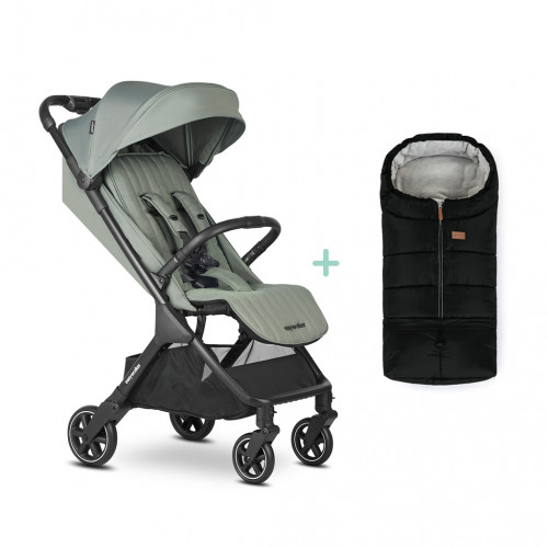 EASYWALKER Kočík športový Jackey2 Agave Green + PETITE&MARS fusak Jibot ZADARMO EASYWALKER Kočík športový Jackey2 Agave Green + PETITE&MARS fusak Jibot ZADARMO