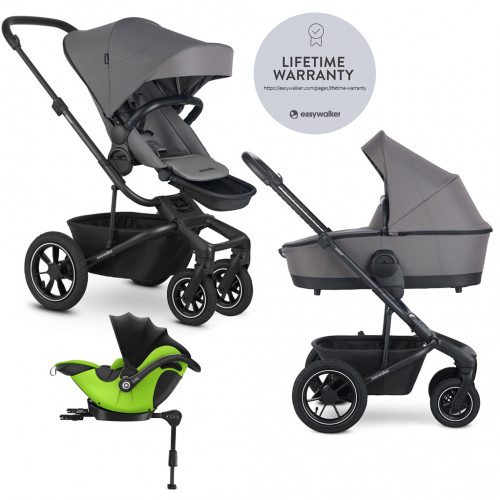 EASYWALKER Kočík kombinovaný Harvey⁵ 2v1 Pebble Grey LITE AIR + KIDDY Evoluna i-size 2 + základňa EASYWALKER Kočík kombinovaný Harvey⁵ 2v1 Pebble Grey LITE AIR + KIDDY Evoluna i-size 2 + základňa