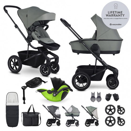 EASYWALKER Kočík kombinovaný Harvey⁵ Agave Green XXL AIR + KIDDY Evoluna i-size 2 + základňa EASYWALKER Kočík kombinovaný Harvey⁵ Agave Green XXL AIR + KIDDY Evoluna i-size 2 + základňa