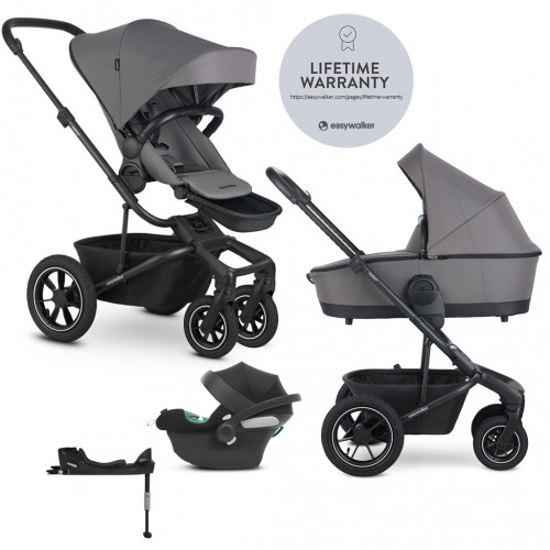 EASYWALKER Kočík kombinovaný Harvey⁵ 2v1 Pebble Grey LITE AIR + CYBEX Aton B2 i-Size + základňa EASYWALKER Kočík kombinovaný Harvey⁵ 2v1 Pebble Grey LITE AIR + CYBEX Aton B2 i-Size + základňa