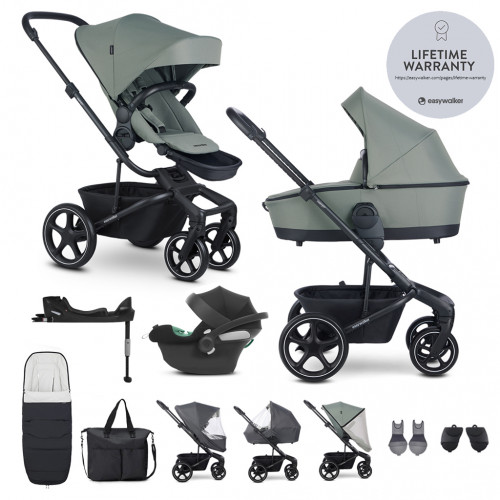 EASYWALKER Kočík kombinovaný Harvey⁵ Agave Green XXL RWS + CYBEX Aton B2 i-Size + základňa EASYWALKER Kočík kombinovaný Harvey⁵ Agave Green XXL RWS + CYBEX Aton B2 i-Size + základňa