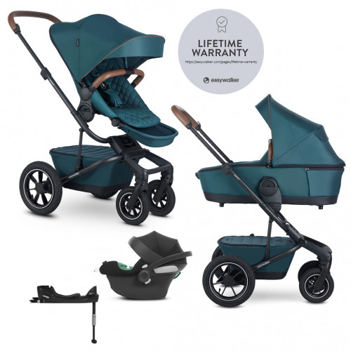 EASYWALKER Kočík kombinovaný Harvey⁵ Premium 2v1 Jade Green LITE AIR + CYBEX Aton B2 i-Size EASYWALKER Kočík kombinovaný Harvey⁵ Premium 2v1 Jade Green LITE AIR + CYBEX Aton B2 i-Size