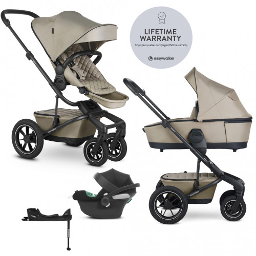 EASYWALKER Kočík kombinovaný Harvey⁵ Premium 2v1 Pearl Taupe LITE AIR + CYBEX Aton B2 i-Size EASYWALKER Kočík kombinovaný Harvey⁵ Premium 2v1 Pearl Taupe LITE AIR + CYBEX Aton B2 i-Size
