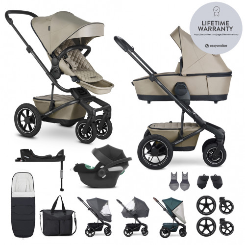 EASYWALKER Kočík kombinovaný Harvey⁵ Premium Pearl Taupe XXL AIR + CYBEX Aton B2 i-Size EASYWALKER Kočík kombinovaný Harvey⁵ Premium Pearl Taupe XXL AIR + CYBEX Aton B2 i-Size