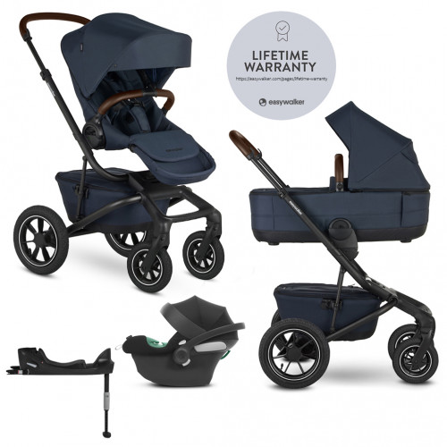 EASYWALKER Kočík kombinovaný Jimmey 2v1 Indigo Blue LITE AIR + CYBEX Aton B2 i-Size + základňa EASYWALKER Kočík kombinovaný Jimmey 2v1 Indigo Blue LITE AIR + CYBEX Aton B2 i-Size + základňa