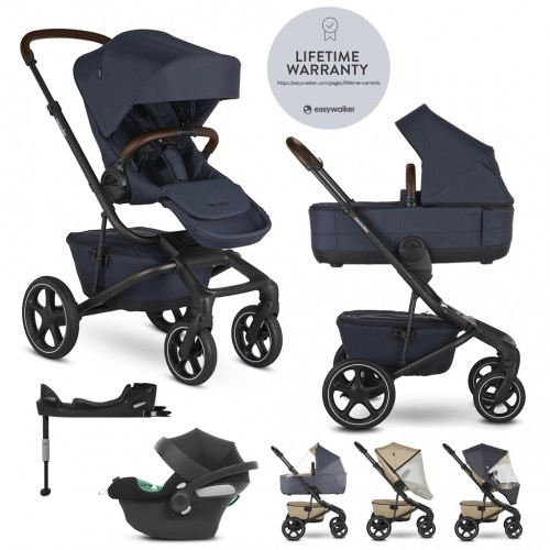 EASYWALKER Kočík kombinovaný Jimmey 2v1 Indigo Blue LITE RWS + CYBEX Aton B2 i-Size + základňa EASYWALKER Kočík kombinovaný Jimmey 2v1 Indigo Blue LITE RWS + CYBEX Aton B2 i-Size + základňa