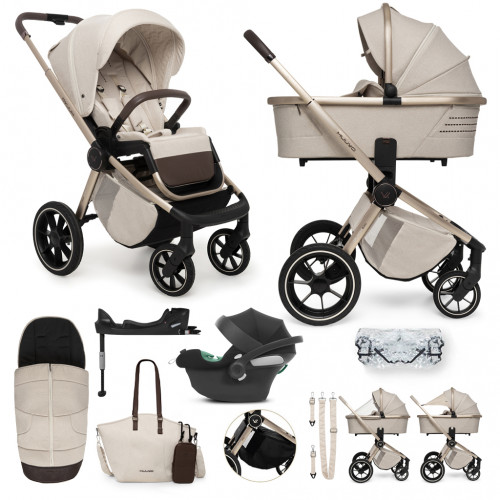MUUVO Kočík kombinovaný Quick Boho Brown set 2v1 + CYBEX Aton B2 i-Size + základňa MUUVO Kočík kombinovaný Quick Boho Brown set 2v1 + CYBEX Aton B2 i-Size + základňa