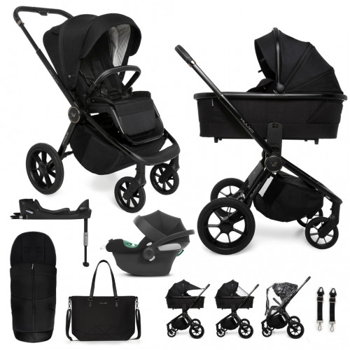 MUUVO Kočík kombinovaný Quick SE 2 Chromium black set 2v1 + CYBEX Aton B2 i-Size + základňa MUUVO Kočík kombinovaný Quick SE 2 Chromium black set 2v1 + CYBEX Aton B2 i-Size + základňa