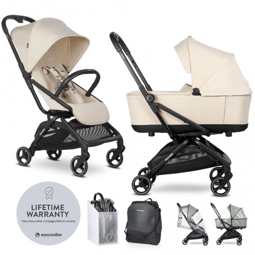 EASYWALKER Kočík kombinovaný Rockey S Bright Taupe EASYWALKER Kočík kombinovaný Rockey S Bright Taupe