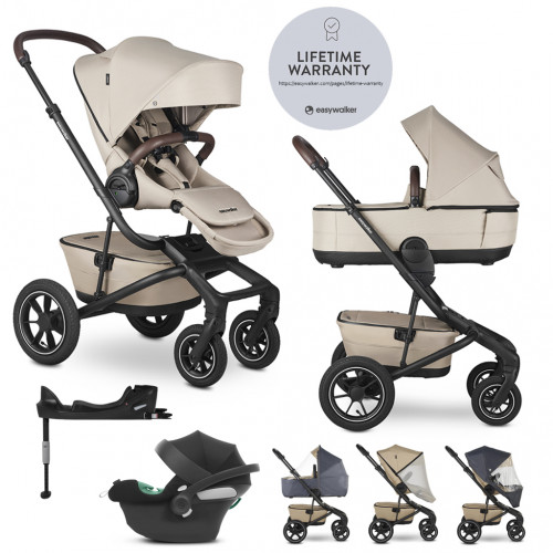 EASYWALKER Kočík kombinovaný Jimmey Explore Pearl Taupe AIR + CYBEX Aton B2 i-Size + základňa EASYWALKER Kočík kombinovaný Jimmey Explore Pearl Taupe AIR + CYBEX Aton B2 i-Size + základňa