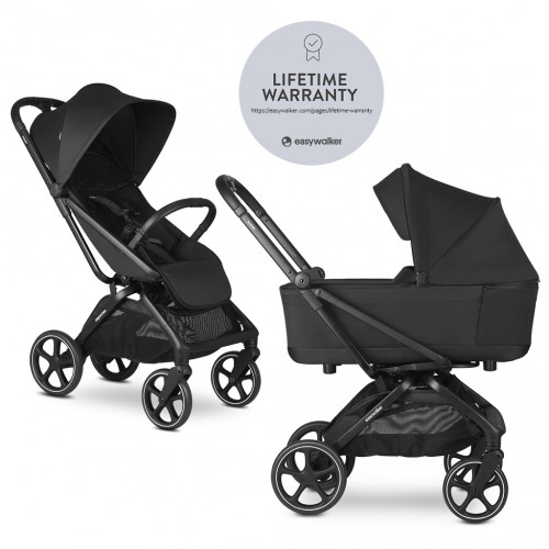 EASYWALKER Kočík kombinovaný Rockey L Pure Black