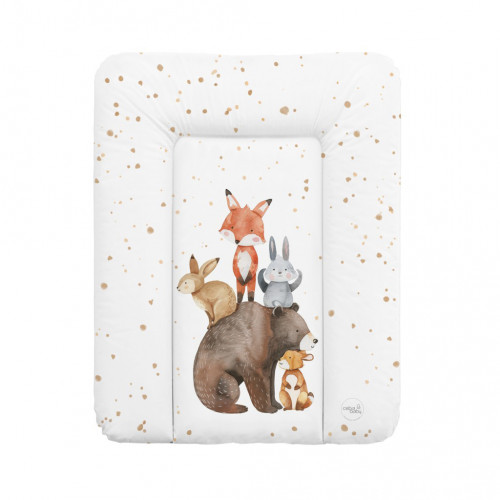 CEBA Podložka prebaľovacia mäkká (50x70) Basic Forest Friends