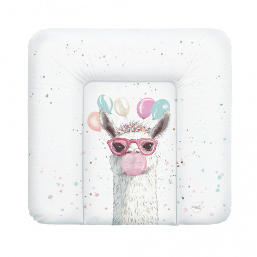 CEBA Podložka prebaľovacia mäkká (75x72) Basic Crazy Lama