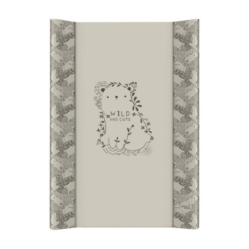 CEBA Podložka prebaľovacia 2-hranná s pevnou doskou (50x70) Basic Wild