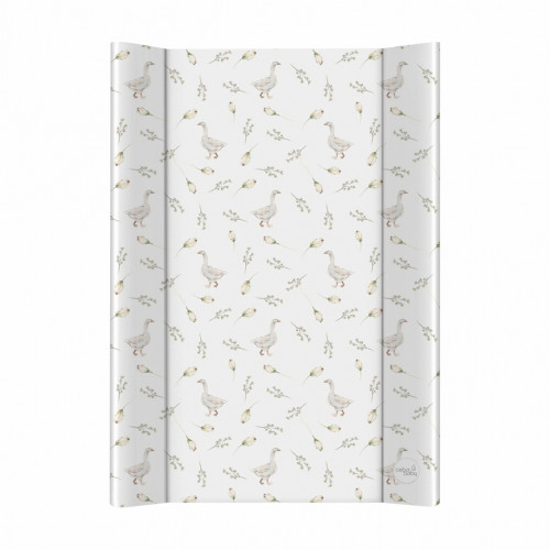 CEBA Podložka prebaľovacia 2-hranná s pevnou doskou (50x70) Basic Goose