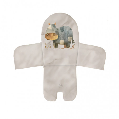 CEBA Vložka do jedálenskej stoličky (38x28) Basic Cosy Hippo