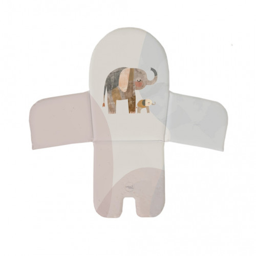 CEBA Vložka do jedálenskej stoličky (38x28) Basic Elephant Family
