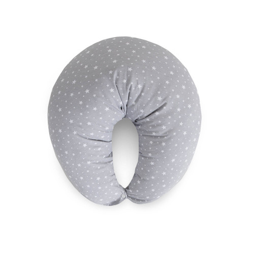 CEBA Vankúš na dojčenie HUGGY (150x60x37) Basic Grey Stars CEBA Vankúš na dojčenie HUGGY (150x60x37) Basic Grey Stars