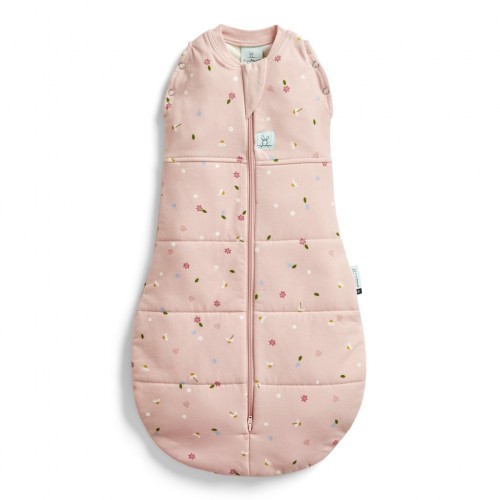 ERGOPOUCH Zavinovačka a vak na spaní 2v1 Cocoon Daisies 3-6 m, 6-8 kg, 2,5 tog