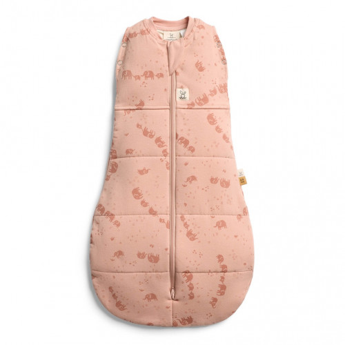 ERGOPOUCH Zavinovačka a vak na spanie 2v1 Cocoon Elephant Parade 6-12 m, 8-10 kg, 2,5 tog