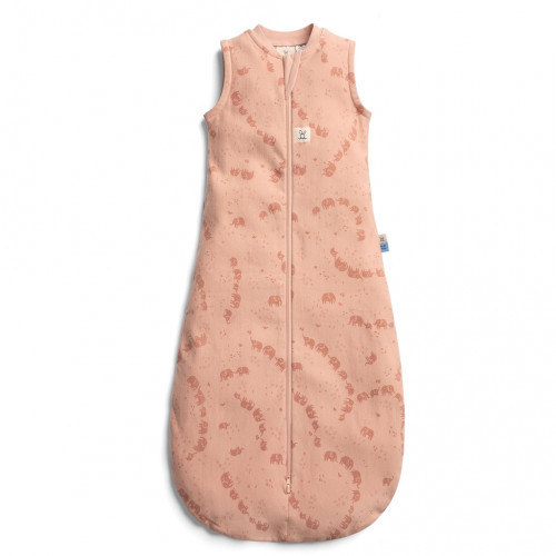 ERGOPOUCH Vak na spanie organická bavlna Jersey Elephant Parade 8-24 m, 8-14 kg, 0,2 tog