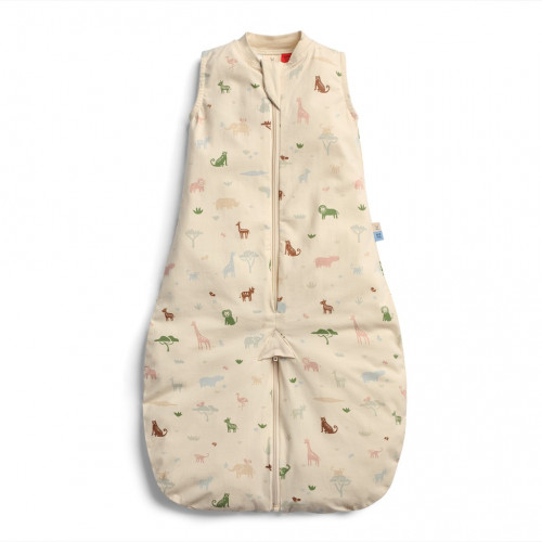 ERGOPOUCH Vak a overal na spanie 2v1 organická bavlna Suit Savannah 8-24 m, 8-14 kg, 0,2 tog